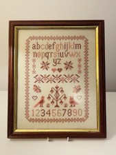 Cross Stitch Alphabet Sampler