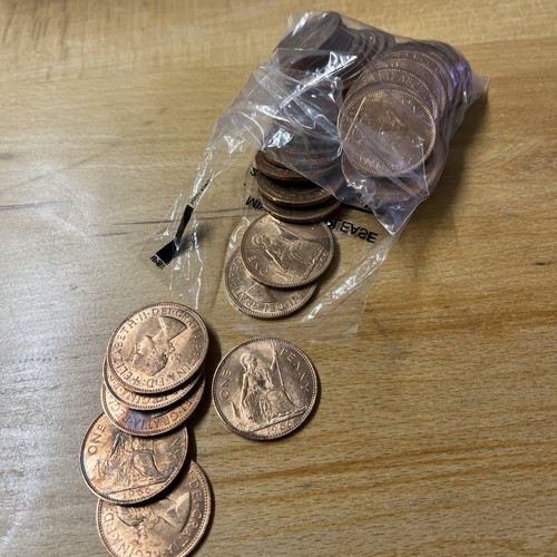 Old english pennies 50 - english,