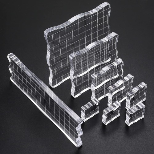 Pcs acrylic stamp blocks - 9,