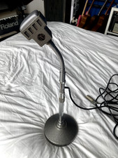 Vintage 60's Reslo CRL Unidirectional Ribbon Microphone with Stand & XLR 