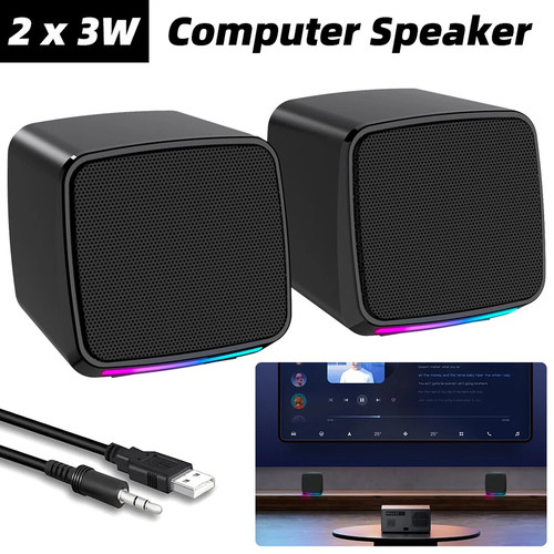 Usb wired computer speaker - 2x,