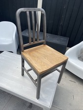Dining chairs ( available 20, price is per chair) solid welded chairs, oak seat!