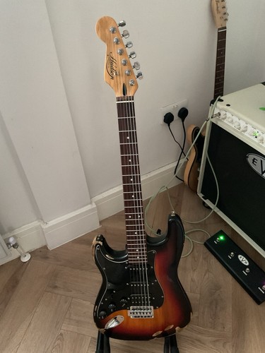 Hudson stratocaster aged left - stratocaster,