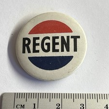 Vintage Collectible pin badge Regent Logo Oil Petrol Fuel Interest