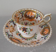 Lovely Antique Imari Tea Cup And Saucer c.1860