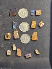 51cts Australian Sandstone Boulder Rough opal  Gamble stone 14 pieces