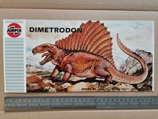 BOX ART ONLY AIRFIX 03805 DIMETRODON VINTAGE ORIGINAL 