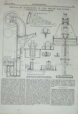 Original Old Antique Print