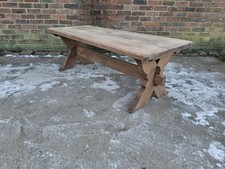 Solid oak coffee table - solid,