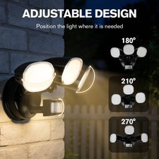 3Head LED Flood Light Outdoor