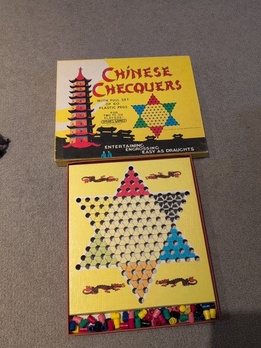 Vintage chinese checkers - vintage,