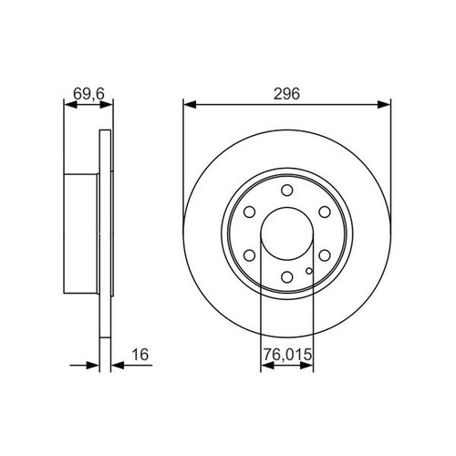 Bosch rear brake - bosch,