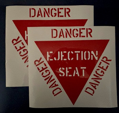 Ejection seat warning - ejection,
