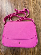 Joules Bright Pink Ladies Shoulder Handbag Excellent Condition