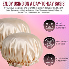 Luxury Waterproof Shower Cap