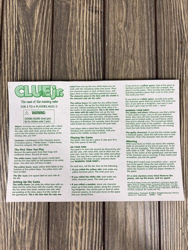 Hasbro 2005 clue - clue, jr