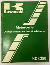 Kawasaki 99920-1165-01 KDX250-B2 Owner's/Service Manual