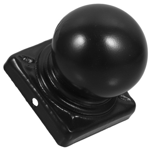 Outdoor metal fence caps - fence,