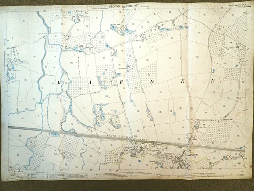 Kent old map plan history - kent,