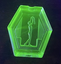 Vintage Art Deco Uranium Glass