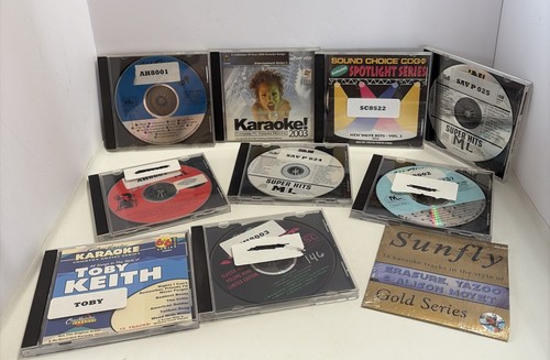 Karaoke lot 10 discs - cd+g,