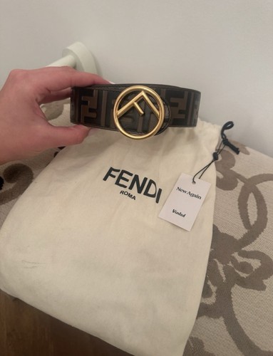 Fendi logo leather - fendi, ff