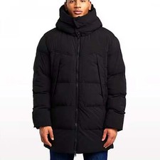 G-Star G-Whistler Padded Hooded Black Puffer Parka Coat D25347