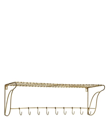 Brass iron wire wall - iron, coat