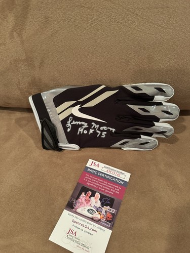 Lenny moore signed autographed - lenny,