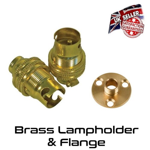 Brass lamp holder - brass, small