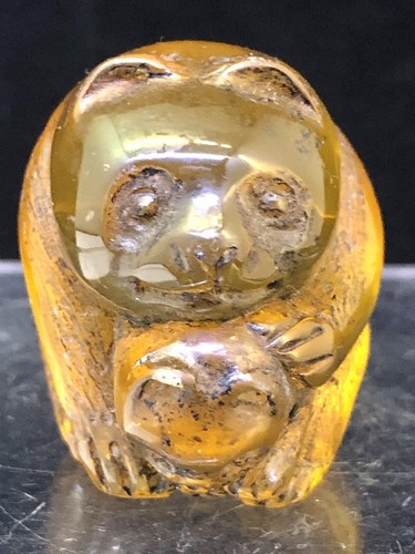 Netsuke with panda design - netsuke,