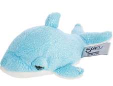 Kids Children Cuddly Soft Toy Suki Dolphin Plush Toy Medium Blue 20cm