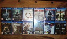 11x PS4 games Set Uncharted Fallout, Evil Within 2, Black Mirror, Call Of Duty