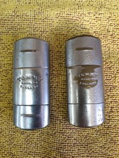 A Pair Of Rare Vintage TOMMY Chrome Plated Military Petrol Lighters
