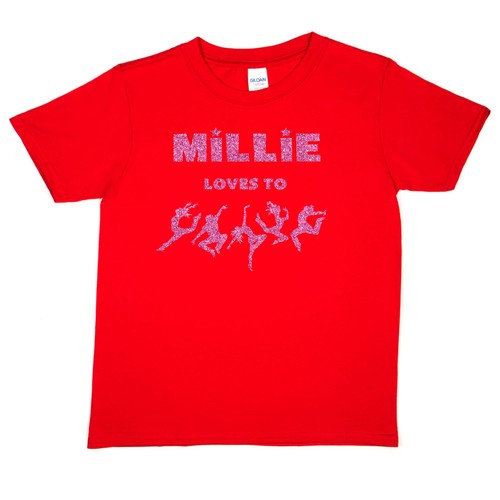 Girls personalised tee street - girls,