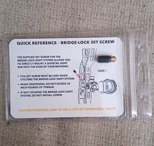 Mathews bridge lock black set - mathews,