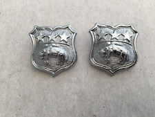 OBSOLETE LEEDS CITY POLICE COLLAR BADGES