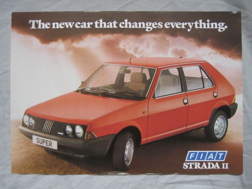 Fiat strada brochure - fiat,