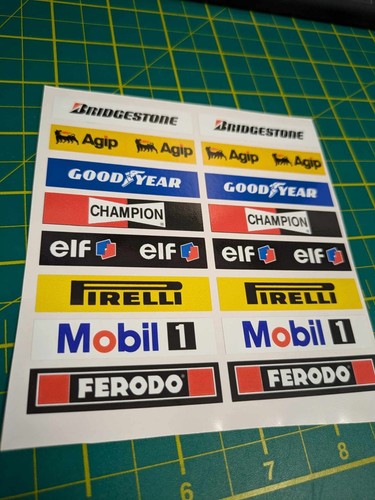 Scalextric slot car decal - slot,
