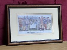 PRINT BY JEDD FRAMED THE CLUBHOUSE Nine under Par Golf Picture