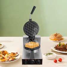 1300W Electric Waffle Maker Non-stick Commercial Waffle Machine Honeycomb Shape
