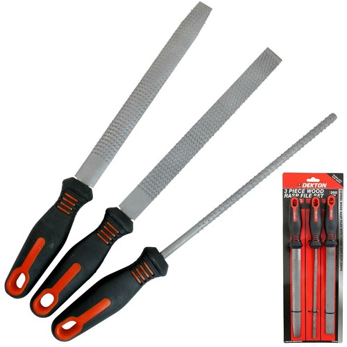 Piece wood rasp file set - 3,