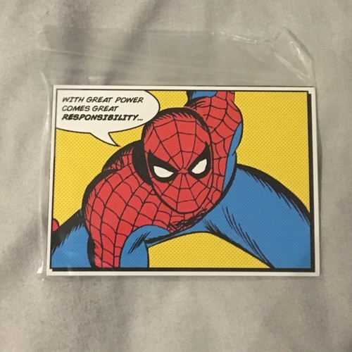 Marvel spiderman postcards - spiderman,