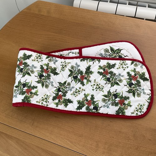 Portmerion double oven gloves - double,