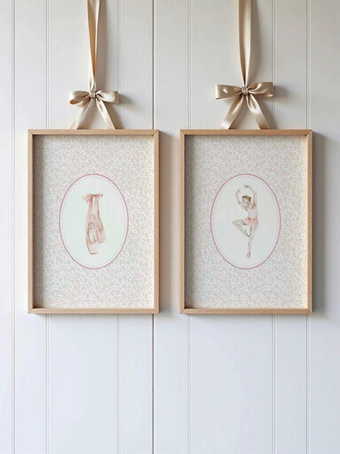 Ballerina and ballet shoes - ballerina,