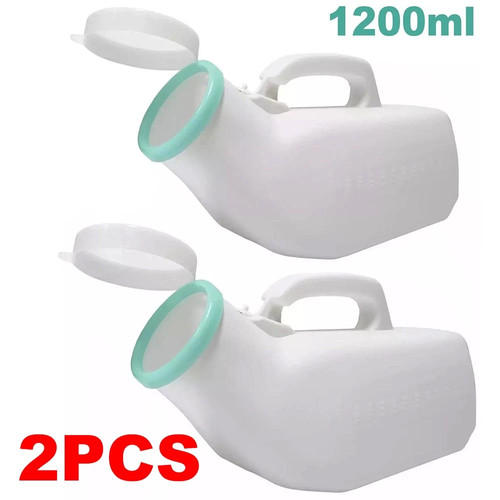 1200ml male urinal - 2x,