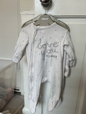 Love You Mummy/Daddy Sleepsuit set