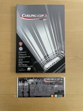 2007 Carling Cup Final Program