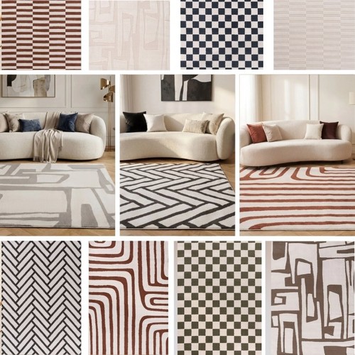 Modern geometric rugs - modern,