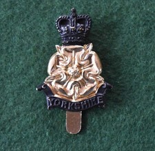 The Yorkshire Volunteers Anodised Cap badge - Manufacturers Colour Error